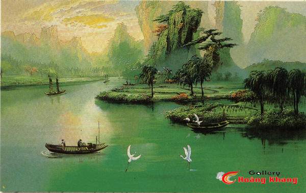 Tranh Núi - Nước - Phong Thuỷ